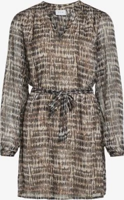 Vila Mini Jurken Jurk Dames Karamel / Chocoladebruin / Lichtbruin