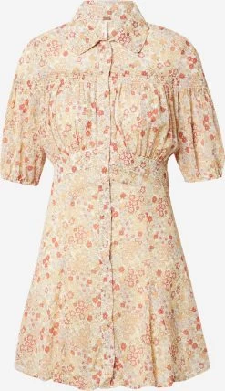 FREE PEOPLE Blousejurken Blousejurk BONNIE Dames Geel