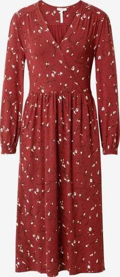 Thought Midi Jurken Jurk Eira Dames Bordeaux