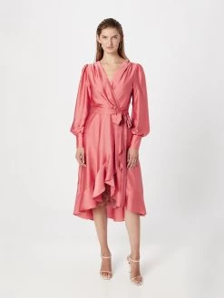 SWING Midi Jurken Jurk Dames Pastelrood -Jurk Stijl Verkoop 1368532a9d222b2a09b2fe5fe06c6ed7