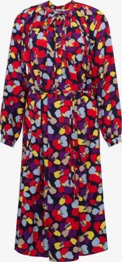 Seidensticker Midi Jurken Jurk Dames Donkerblauw