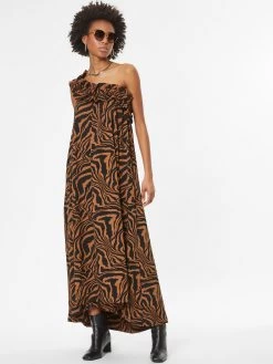 Maxi Jurken Jurk ASLAUG Dames Karamel -Jurk Stijl Verkoop 33336b8dabb6b4ea61a08299b241f27e