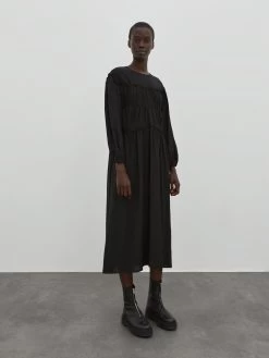 EDITED Midi Jurken Jurk Canice Dames Zwart -Jurk Stijl Verkoop 38e1f2cfc6c8f7746536cbb21c392232