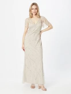 Avondjurken Avondjurk Dames Ecru -Jurk Stijl Verkoop 397acef496728aa2bf85c49b874d80ce