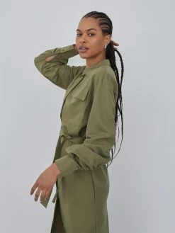 Blousejurken Blousejurk Clara Dames Kaki -Jurk Stijl Verkoop 3e7369979b4fd1d91393c87f1a27b535