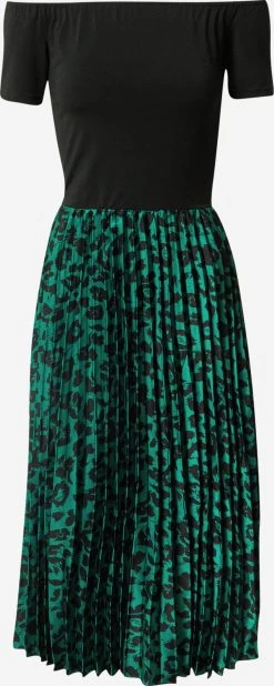 AX Paris Maxi Jurken Jurk Dames Groen / Zwart