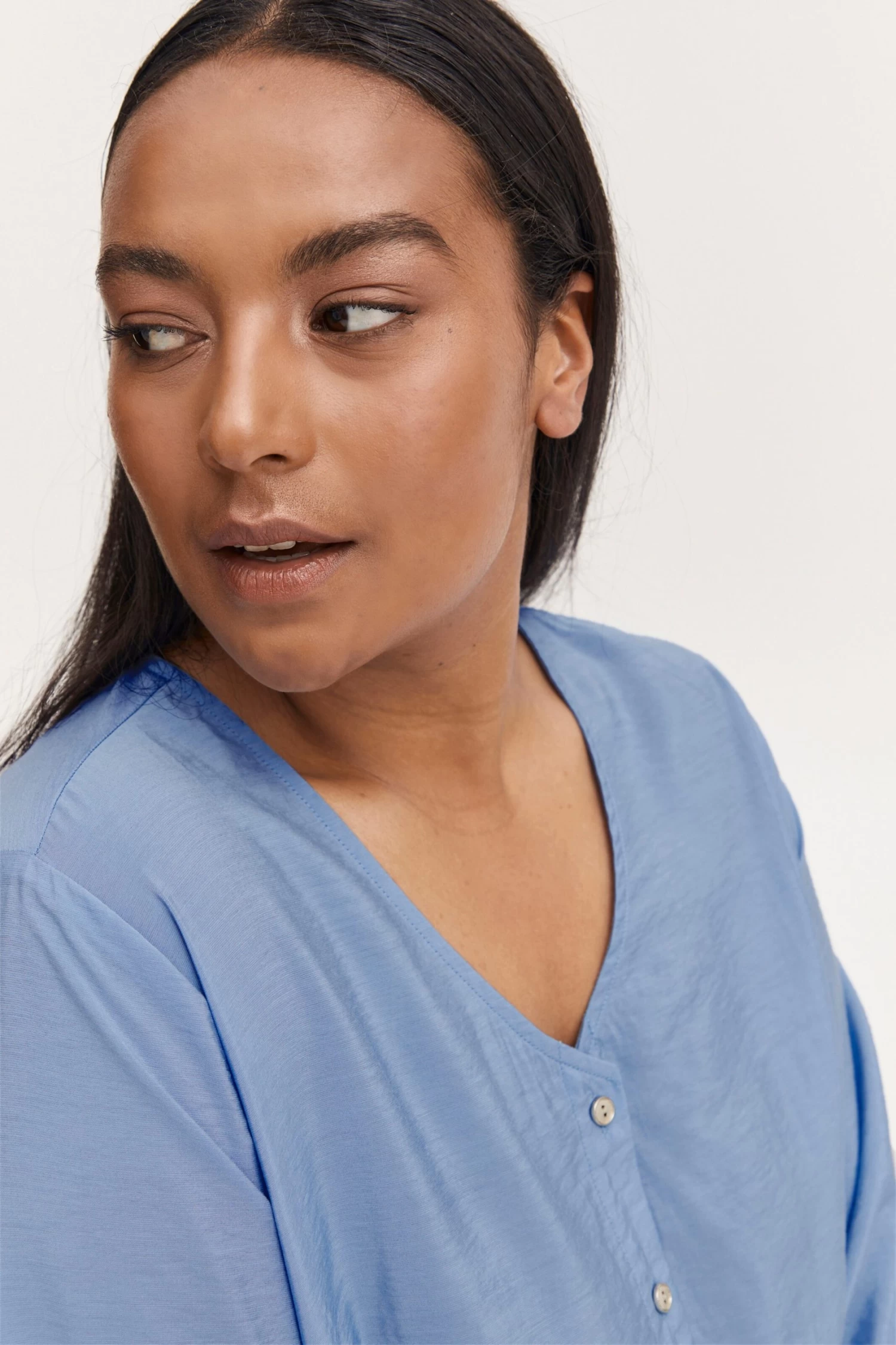 Mini Jurken Jurk PIDA Dames Blauw 7 Mini Jurken Jurk PIDA Dames Blauw - Afbeelding 5