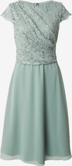 SWING Cocktailjurken Cocktailjurk Dames Lichtgroen