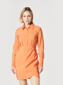 Blousejurken Blousejurk Josefina Dames Oranje -Jurk Stijl Verkoop 5327e5e68e5826775b9b3fc056546154