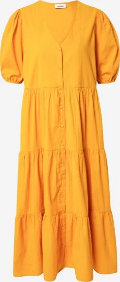 Minimum Blousejurken Blousejurk MIAMEA Dames Safraan