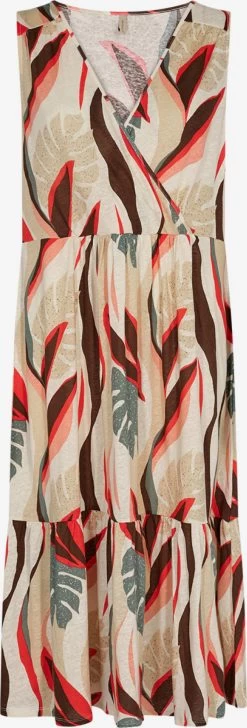 Soyaconcept Midi Jurken Jurk Lenise Dames Sand