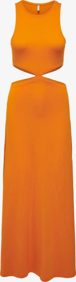 ONLY Maxi Jurken Jurk Ponta Dames Donkeroranje