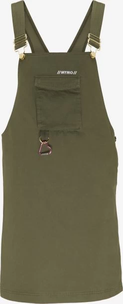 MyMO Mini Jurken Jurk Dames Olijfgroen