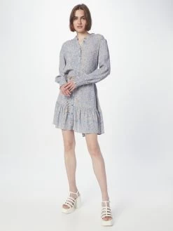 Second Female Blousejurken Blousejurk Gioia Dames Blauw -Jurk Stijl Verkoop 646d9099120610f12b99671deae71504