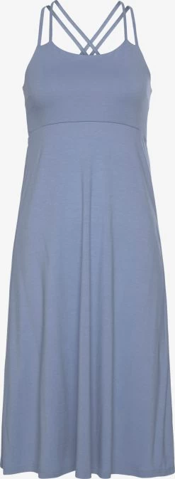 Buffalo Midi Jurken Jurk Dames Smoky Blue
