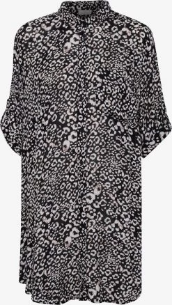 Kaffe Blousejurken Blousejurk Marita Dames Zwart