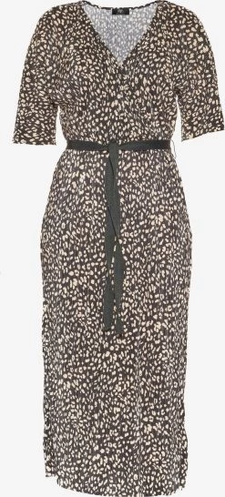 LE TEMPS DES CERISES Maxi Jurken Jurk ANIE Dames Zwart