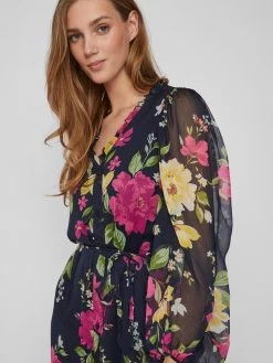 Vila Blousejurken Blousejurk Falia Dames Marine -Jurk Stijl Verkoop 6acc7ddff693f47549c7d431b1eccd1b