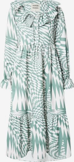 Blousejurken Blousejurk GLORIA Dames Mintgroen