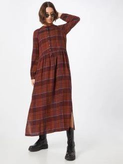 United Colors Of Benetton Blousejurken Blousejurk Dames Bruin -Jurk Stijl Verkoop 70e018a403dff5a8f9596bde9499e86b