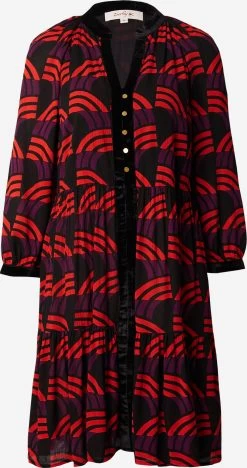 DERHY Blousejurken Blousejurk AINOA Dames Zwart