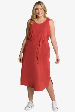 Ulla Popken Midi Jurken Jurk Dames Oranje -Jurk Stijl Verkoop 773a2751da595a91716caa2bbfbb3b3d