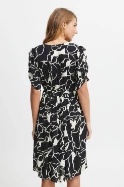 Fransa Mini Jurken Jurk Kay Dames Zwart -Jurk Stijl Verkoop 818c80a49537441ff55a679daea2ef52