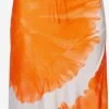 AllSaints Midi Jurken Jurk ALEXIA MARIANA Dames Oranje -Jurk Stijl Verkoop 8952c3d849516eced0009a2e7a54a03b