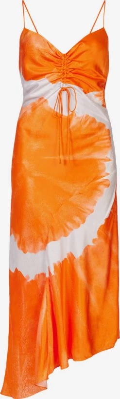 AllSaints Midi Jurken Jurk ALEXIA MARIANA Dames Oranje