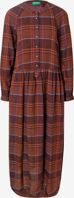 United Colors Of Benetton Blousejurken Blousejurk Dames Bruin