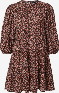 Motel Mini Jurken Jurk MARETA Dames Pastelrood / Zwart