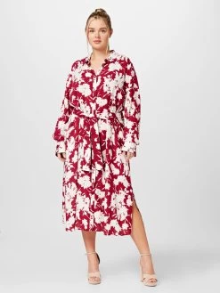 PERSONA BY MARINA RINALDI Blousejurken Blousejurk DONNA Dames Kersrood -Jurk Stijl Verkoop 8f126a2149f092fe81dac881505d2e51