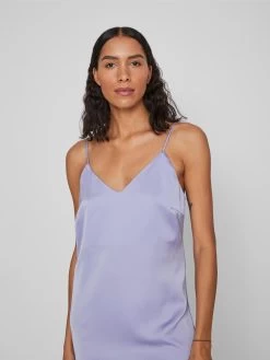 Vila Midi Jurken Jurk Dames Pastellila -Jurk Stijl Verkoop 93a8e32d0627fc1186bcc7fbc4caa5f8