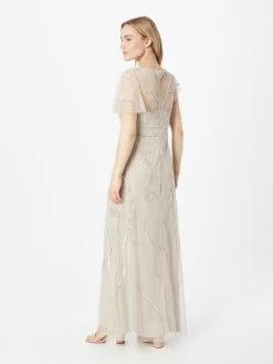 Avondjurken Avondjurk Dames Ecru -Jurk Stijl Verkoop 95314f80888191587ce15af7b4677796