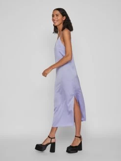 Vila Midi Jurken Jurk Dames Pastellila -Jurk Stijl Verkoop 9a8622d46db3b08f7f14a26bd46d77c0