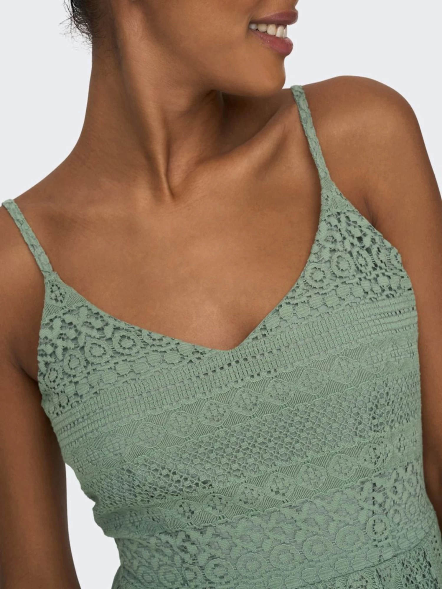 ONLY Cocktailjurken Cocktailjurk Helena Dames Groen 8 ONLY Cocktailjurken Cocktailjurk Helena Dames Groen - Afbeelding 6