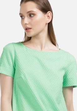 HELMIDGE Maxi Jurken Jurk Dames Lichtgroen