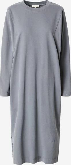 Esmé Studios Midi Jurken Jurk Nora Dames Grijs