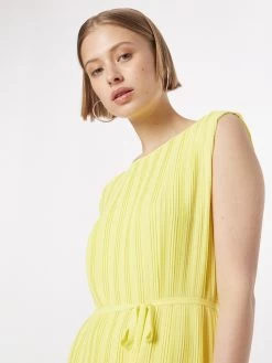 Comma Midi Jurken Jurk Dames Geel -Jurk Stijl Verkoop a9ebe435580c9976368e990a13d5b17e