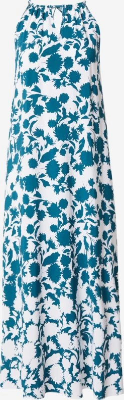 S.Oliver BLACK LABEL Midi Jurken Jurk Dames Blauw