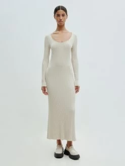 EDITED Maxi Jurken Jurk Smeralda Dames Beige -Jurk Stijl Verkoop b894bdc88d5aebec54d80cbabeb911e5