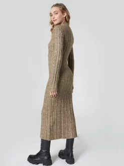 Midi Jurken Jurk Fresia Dames Bruin Gemêleerd -Jurk Stijl Verkoop c2da1db46bfca8bdaf2b29aa69f293a8