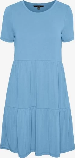 Vero Moda Mini Jurken Jurk Filli Dames Lichtblauw