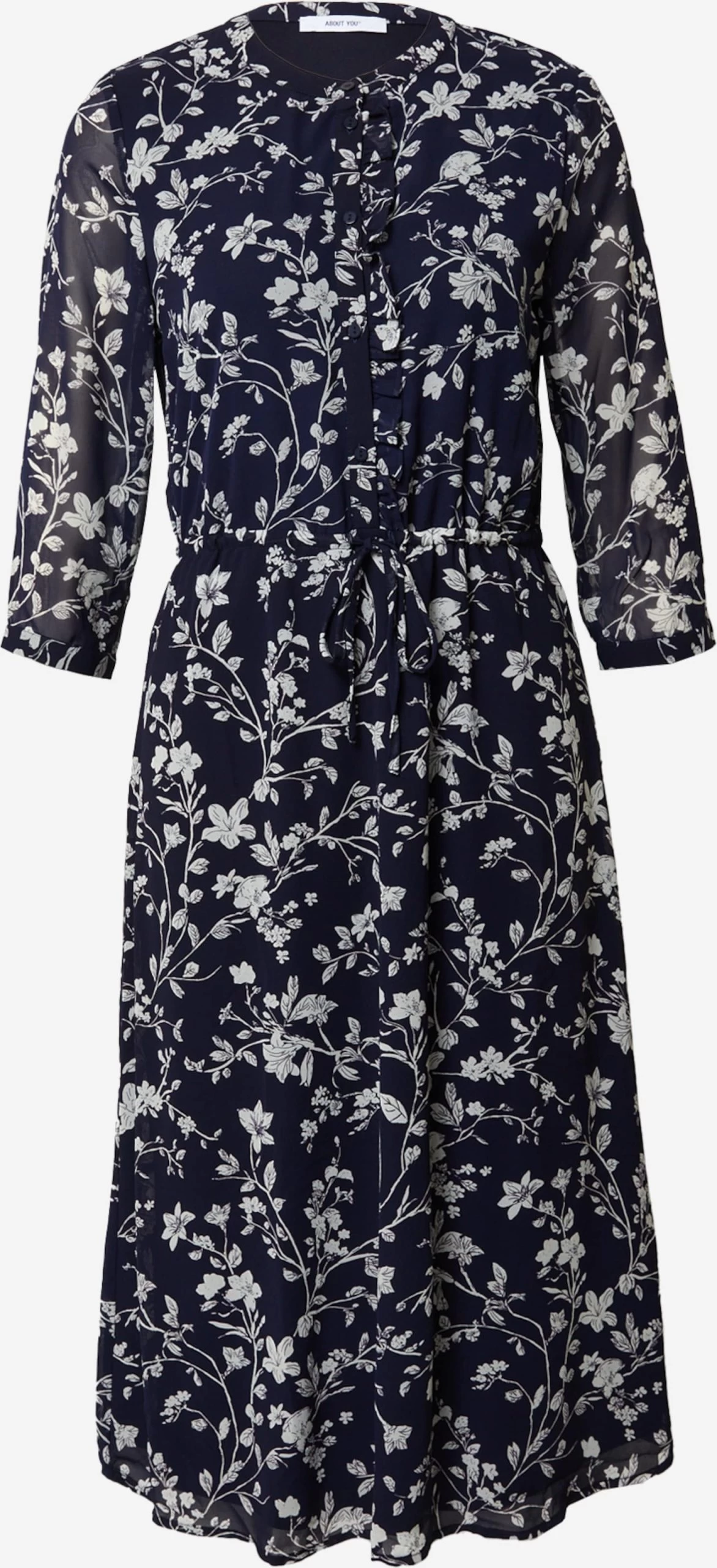 About You Blousejurken Blousejurk Gwen Dames Donkerblauw 3 About You Blousejurken Blousejurk Gwen Dames Donkerblauw