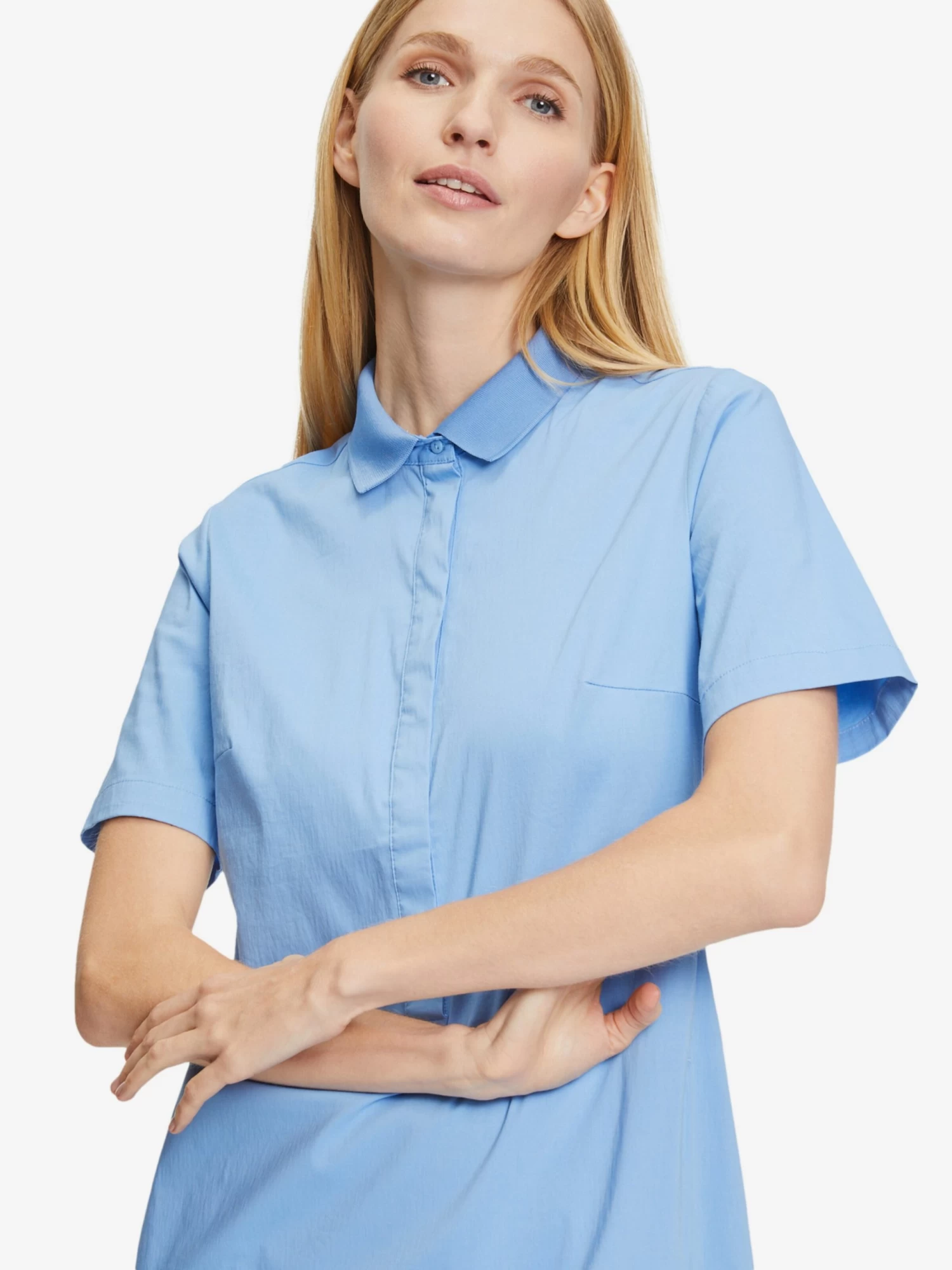 Blousejurken Blousejurk Dames Blauw 8 Blousejurken Blousejurk Dames Blauw - Afbeelding 6