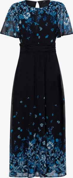 Zero Maxi Jurken Jurk Dames Donkerblauw
