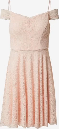Cocktailjurken Cocktailjurk Dames Abrikoos