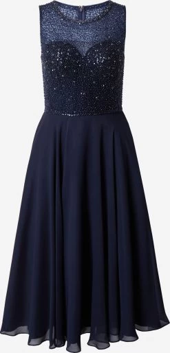 SWING Cocktailjurken Cocktailjurk Dames Marine