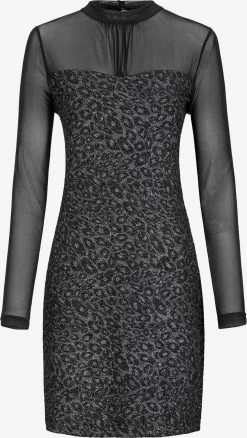 Ana Alcazar Mini Jurken Jurk Anasha Dames Zwart