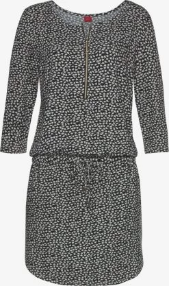 S.Oliver Zomerjurken Zomerjurk Dames Zwart